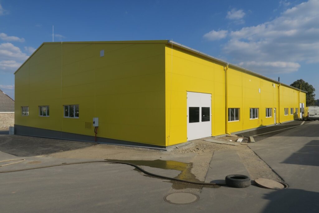 Novostavba sušárny ovoce FARMA Klopina