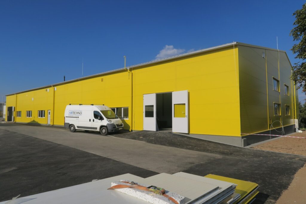 Novostavba sušárny ovoce FARMA Klopina